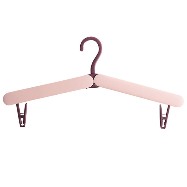 Portable Travel Clothes Hanger Household Clothing Drying Rack For Home Clothes Dress UniformNude