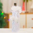 thumbnail image 1 of Teissuly Christmas Decor Wine Bottle Cover Set Plush Coat Dress Toppers Decorative for Christmas Wedding Birthday Holiday Dining Table Decor Teissuly WER202310164709, 1 of 5
