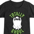 thumbnail image 3 of Instant Message - Fall - Totally Ghoul; Cool Ghost - Toddler & Youth Girls Short Sleeve Graphic T-Shirt, 3 of 6