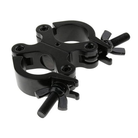 

Lights Tract Clamp for 1.25-1.38inch Diameter Pipe Heavy Duty 50kg Accessories Rotation 360 Degree for DJ Lighting Fixtures Durable--Black