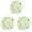 Bluedot, variant on TOPTIE 3 Pcs Shower Caps Reusable Plastic Hair Hats for Women Spa Salon Bathing Use-PINKDOT