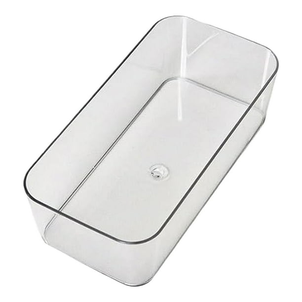 Juego De Organizadores De Cajones De Plástico Transparente Bandejas Organizadoras Versátiles Para El Baño Y El Tocador Almacenamiento Para Maquillaje Dormitorio Utensilios De Cocina Y Hielo