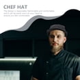 thumbnail image 3 of WORGEOUS Lienzo boina sombrero de periódico sombrero transpirable chef cocina sombrero cocinero catering sombrero, 3 of 8