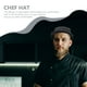 thumbnail image 3 of WORGEOUS Lienzo boina sombrero de periódico sombrero transpirable chef cocina sombrero cocinero catering sombrero, 3 of 8