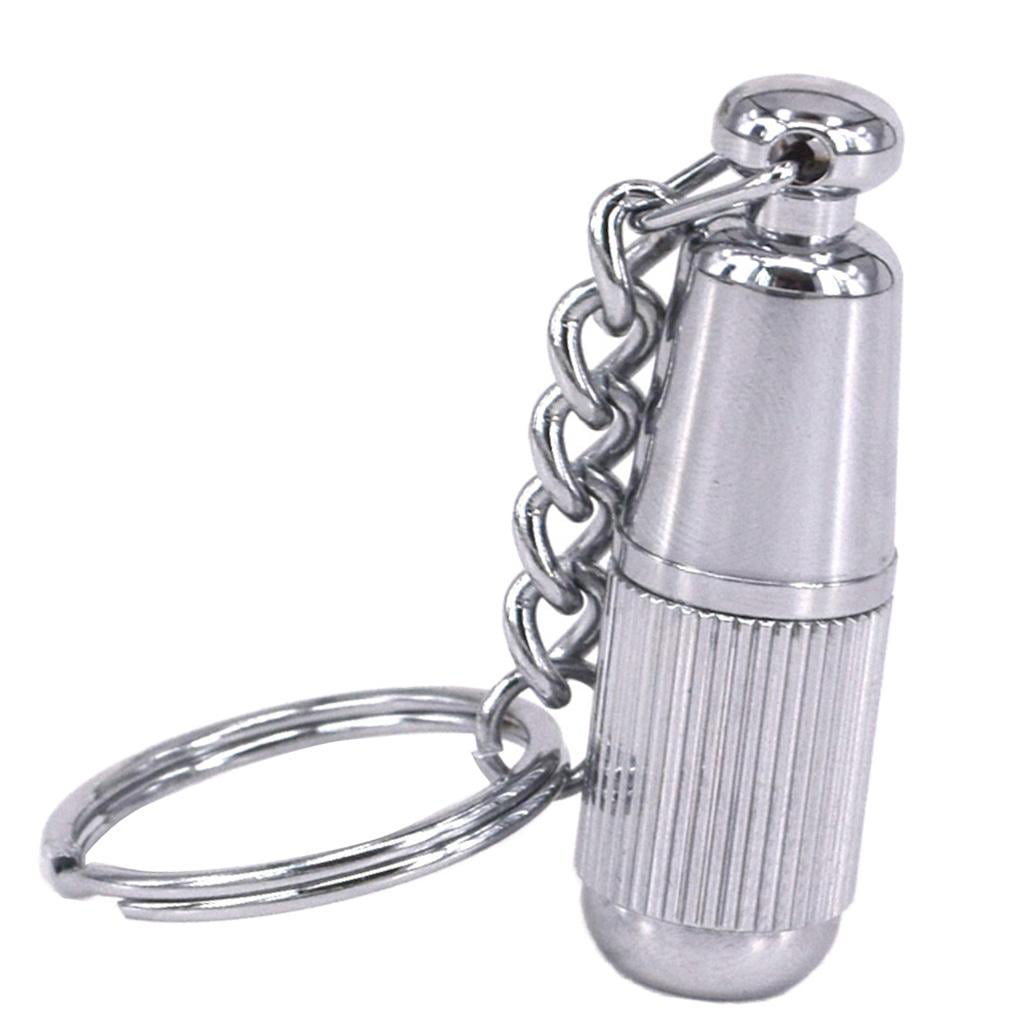 KeyRing Stainless Pill Type Portable Gold Cigar Punch Cutter Drilling 