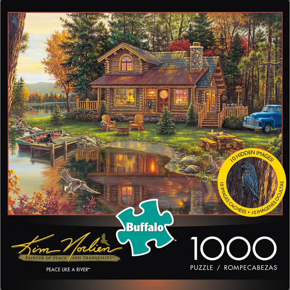 Buffalo Games Kim Norlien Peace Like a River 1000 Pieces Jigsaw Puzzle
