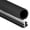Black-100 Feet, variant on Window Weatherstrip Seal 1/4" Bulb Bubble Kerf Mount 4 Colors & 6 Length Options