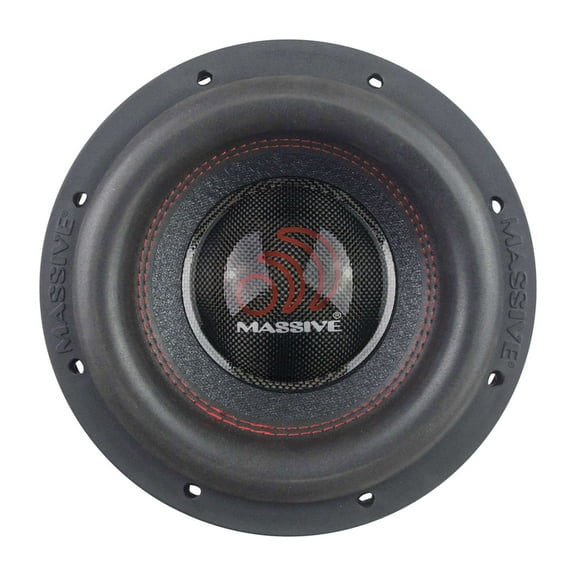 Massive Audio H82XR 2000W Peak (1000W RMS) 8" Hippo Series Dual 2-ohm Car Speakers