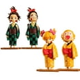 thumbnail image 2 of Demon Slayer Animation Peripheral Toys Flower Street Chapter Two Headed Carving Figure Model Kamado Tanjirou Agatsuma Zenitsu, 2 of 5