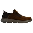 thumbnail image 3 of Skechers Garza Gervin Mens Slip on Hands Free Shoes Leather Upper Air Cooled Memory Foam Support, 3 of 6