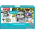 thumbnail image 6 of Fisher-Price On-The-Go Baby Dome Portable Bassinet & Play Space, Grey Bubbles, for Infants Birth+, 6 of 6