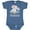 Indigo, variant on Inktastic My Great Aunt Loves Me to the Moon and Back Elephant Family Boys or Girls Baby Bodysuit