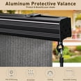 thumbnail image 4 of Jane Stone Outdoor Roller Shade 7'(W) x 6'(H), Exterior Cordless Sun Shades for Patio Roll up Outdoor Blinds with Valance, Gray, 4 of 7