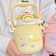 thumbnail image 4 of Lovely Children Botella térmica Gran capacidad Boy Girl Paja Belly Cup (Amarillo), 4 of 6