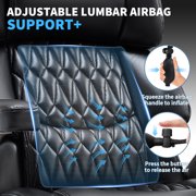 Big and Tall Office Chair 700lbs, High Back Executive Desk Chair with Adjustable 3D Arms&Lumbar Support for Back Pain, Heavy Duty Computer Chair with Strong Mental Base&Dual Rubber Wheels