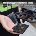 thumbnail image 3 of Drone Filter Set, Snap Design Waterproof 3 Pack Matte Frame Drone Filter Lens UV CPL ND16 Easy To Install ACG Optical Glass with Storage Box for O3 Air Unit, 3 of 7