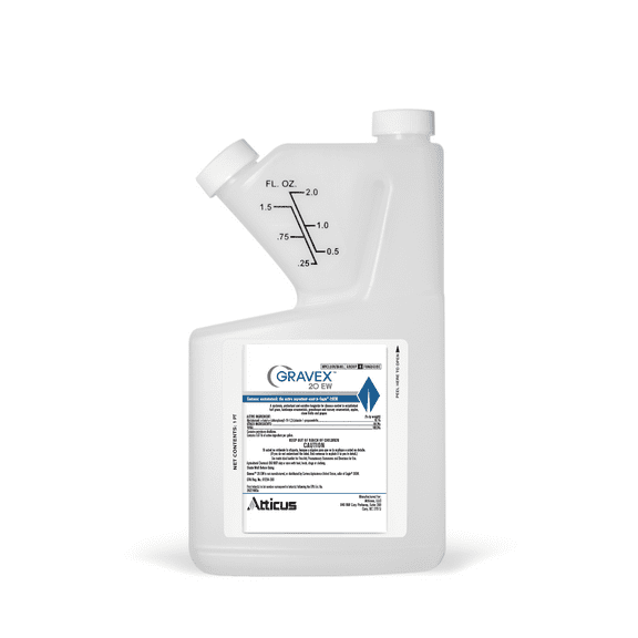 Gravex 20 EW (16 oz) Fungicide by Atticus (Compare to Eagle 20EW) - Myclobutanil Systemic Fungus Control for Lawns, Landscapes, and Greenhouses