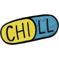 thumbnail image 2 of Wrights Iron-On Applique-Chill Pill, 2 of 2