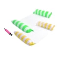 thumbnail image 1 of 2x natación adultos inflable flotador salón flotador piscina hamaca para la Verde y amarillo Zulema flotador inflable para piscina, 1 of 8