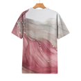 thumbnail image 4 of Fiudx Liquidación de Ahorros de Verano Camiseta Estampada a La Moda para Mujer, Blusa de Manga Corta, Tops Informales con Cuello Redondo, 4 of 5