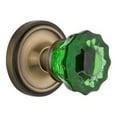 thumbnail image 2 of Nostalgic Warehouse Clacre_Sd_Nk Classic Solid Brass Rose Single Dummy Door Knob - Nickel, 2 of 7