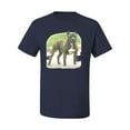 thumbnail image 2 of Wild Bobby, Pitbull Dog Animal Pet Lover, Dog Lover, Men's Graphic Tees, Navy, 2XL, 2 of 3