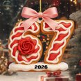 thumbnail image 2 of WKSCLPAI Valentine’s Day 67 Ornament Valentines Day Decorations Romantic Couple 67 Meme Gingerbread Heart Decor Hanging Gift for Him/Her Romantic Party Atmosphere Ornaments, 2 of 7