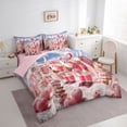 thumbnail image 3 of Homewish Kids Children Merry Christmas Twin Bedding Sets 7-Piece,Xmas Nutcracker Bedding Comforter Set Microfiber,Happy New Year Breathable Sheet Sets,Lightweight Room Decor,Reversible, 3 of 8
