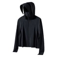 thumbnail image 1 of Veste de Randonnée pour Homme Légère Protection Solaire Veste Courte Chemises d'Extérieur Unisexe Randonnée Pêche Manteau Mince avec Poches Noir m, 1 of 8