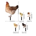 thumbnail image 3 of Acrylic Double Decorative Garden Stake for Outdoor Yard and Labels 5PCS, 3 of 5