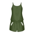 thumbnail image 2 of Yievot Blouson Tankini Swimsuits for Women Color Block Two Piece Bathing Suits Ladies Ruched Modest Swimwear, 2 of 7