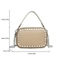 thumbnail image 3 of Bolso de viaje para mujer, correa ajustable, Bolso para cámara, moneda, Bolso para teléfono celular (caqui), 3 of 7