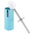 thumbnail image 5 of Toilet Brush With Holder Duty Stainless Steel Upgraded Handle Scrubber Cleaner Set(Blue), 5 of 5