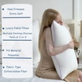 thumbnail image 4 of Pillows King Size Set of 2,Breathable Hotel Collection Bed Pillows for Sleeping Medium Soft Down Alternatie Microfiber Filled,20 x 36 Inches, 4 of 4