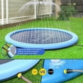 thumbnail image 3 of Nacams Dog Splash Pad, Non Slip Splash Pad Sprinkler for Kids, Kiddie Baby Shallow Pool, Pet Outdoor Water Play Toy Wading Pool Mat, Easy to Use/Clean (67 inch), 3 of 7
