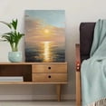 thumbnail image 5 of UXIEQU Sunset Ocean Canvas Wall Art Print 15.75x11.81 Inches, 5 of 8