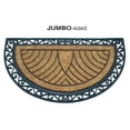 thumbnail image 1 of Jumbo Half Round With Border Doormat, 1 of 1