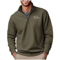 thumbnail image 1 of Blusa y camisa de manga larga con cuello alto para hombre, sudadera con capucha estampada, jersey deportivo con media cremallera, blusa de manga larga con cuello alto para hombre, blusa de poliéster, 1 of 4