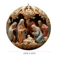 thumbnail image 2 of Nativity Scene Ornaments 3.15'' Diameter & Gifts Boxed Keepsake Christmas Tree Nativity Scene Hanging Ornaments, The Birth of Jesus Decor, Religious Gifts for Christian & Family D, 2 of 9