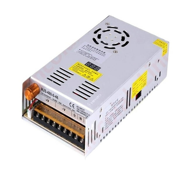Alimentation de Commutation Réglable 5V 12V 24V 36V 48V, CC 60V 80V 120V 160V 300V, Transformateur de Source SMPS à Affichage Numérique 480W, Coupure de Charge