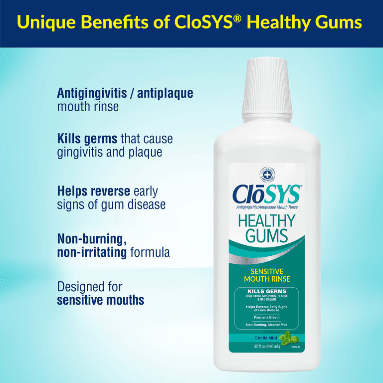 CloSYS Healthy Gums Mouthwash, Alcohol Free photo 3