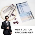 thumbnail image 1 of 100% Cotton Mens Handkerchiefs Mens Soft Checkered Pattern Multi-Colour 15 X 15 Inch, 1 of 11