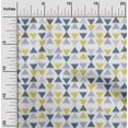 thumbnail image 1 of oneOone Viscose Chiffon Fabric Triangle Ikat Decor Fabric Printed BTY 42 Inch Wide, 1 of 4