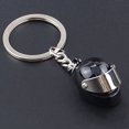 thumbnail image 3 of llavero casco de moto colgante llavero colgante llavero bolso portafolios clave Anillo Joyería Encanto Llavero, Negro Zefei Wu 9024735055204, 3 of 5