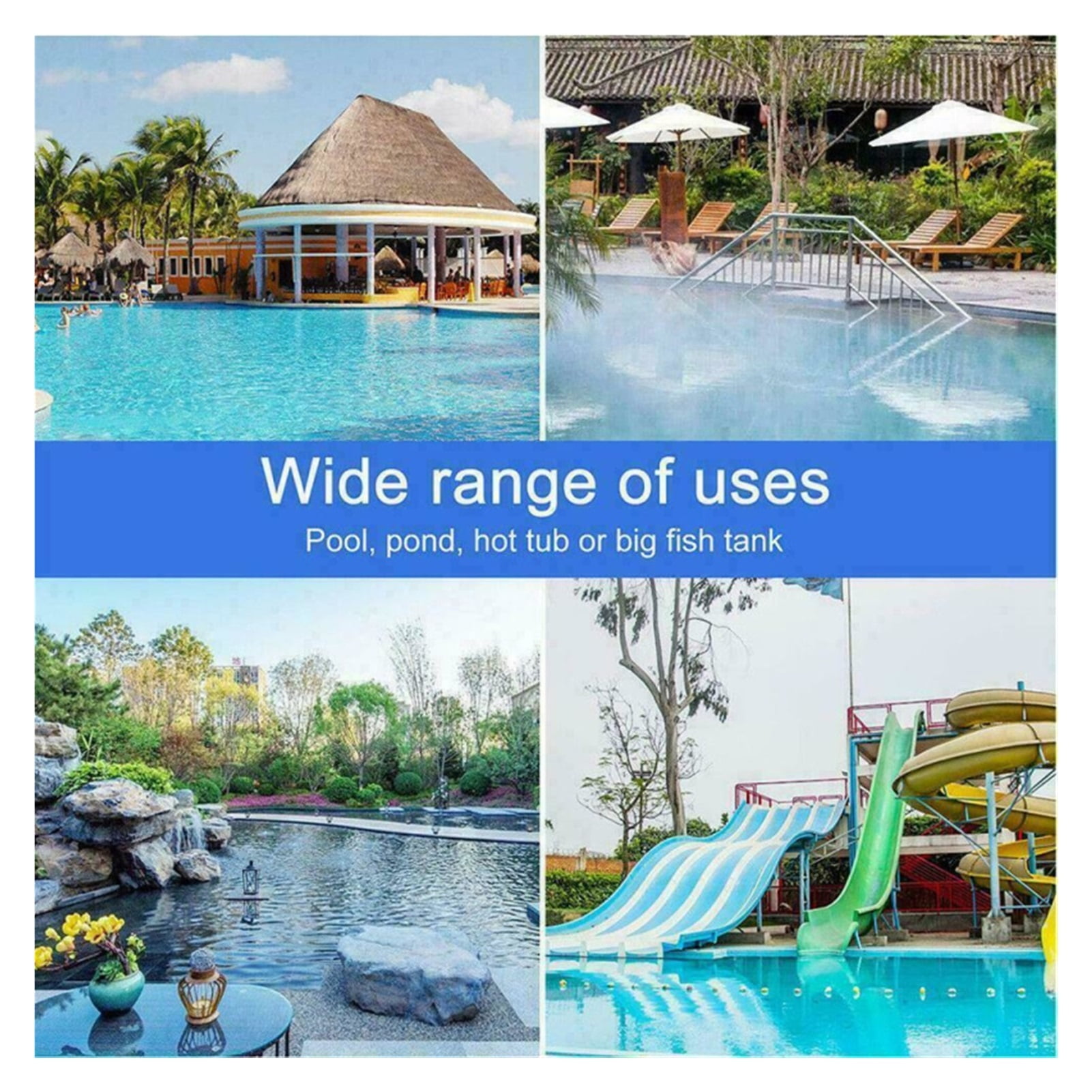 1pcs Advanced Swimming Pool Vacuum Floating Objects Cleaning Tools Suction Head Pond Fountain Vacuum Brush Cleaner ,Great Suction Power