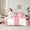 Pink White 01, variant on Manfei Kids Kawaii Bear Twin Bedding Sets 7-Piece, Dreamy Cartoon Style Bedding Comforter Set, Stars Cloud Print Reversible Sheet Sets, Luxury Bedroom Decor