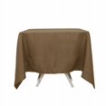 thumbnail image 3 of BalsaCircle 10 Pieces 70" x 70" Taupe Square Polyester Tablecloths Table Cover Linens, 3 of 8