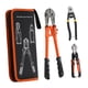 thumbnail image 1 of Juego de 3 alicates cortadores de pernos de 8", alicates manuales para cables de acero, mini de 8", cortadores de pernos de 14", para, 1 of 8