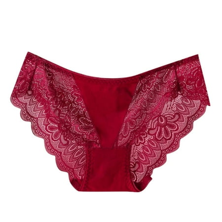 

TAIAOJING Women Thong Comfortable Playful Hollowed Out Underwear Panties Brief