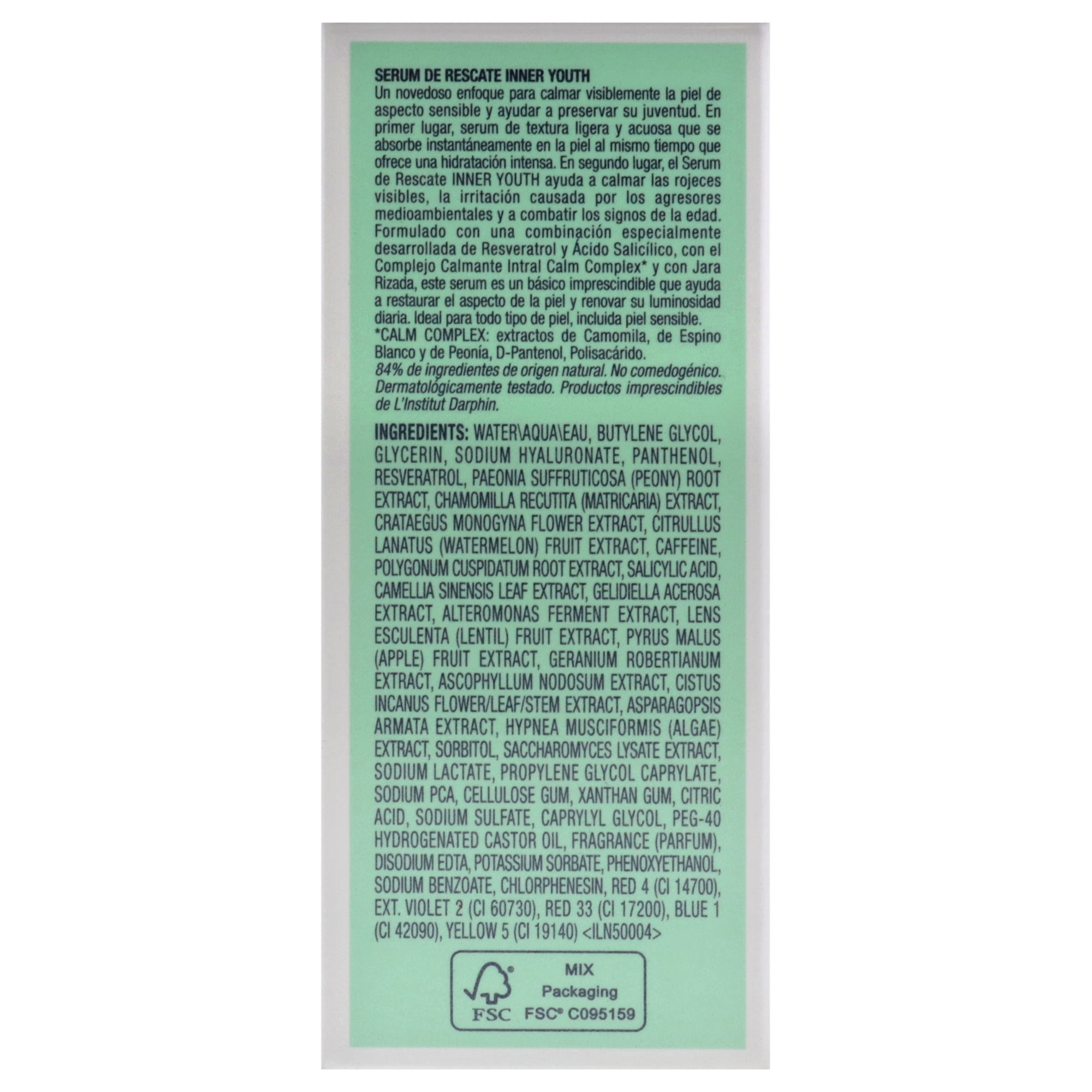 Darphin Intral Inner Youth Rescue Serum , 1 oz Serum
